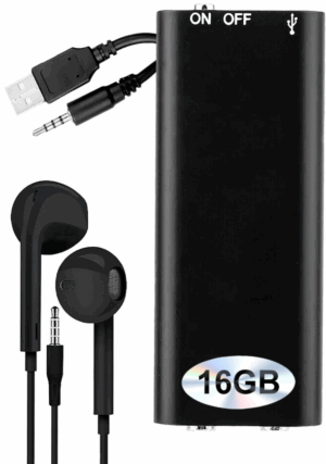 MINI DYKTAFON PODSŁUCH AKTYWACJA GŁOSEM PENDRIVE