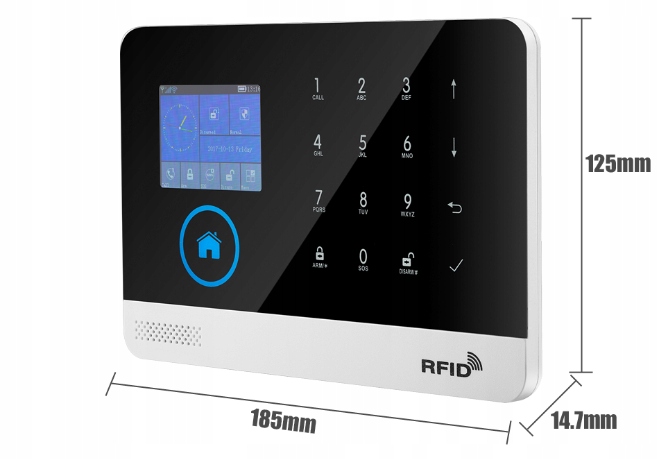 BEZPRZEWODOWY ALARM GSM WIFI APP PL + KARTA SIM POWYSTAWOWY - obrazek 4