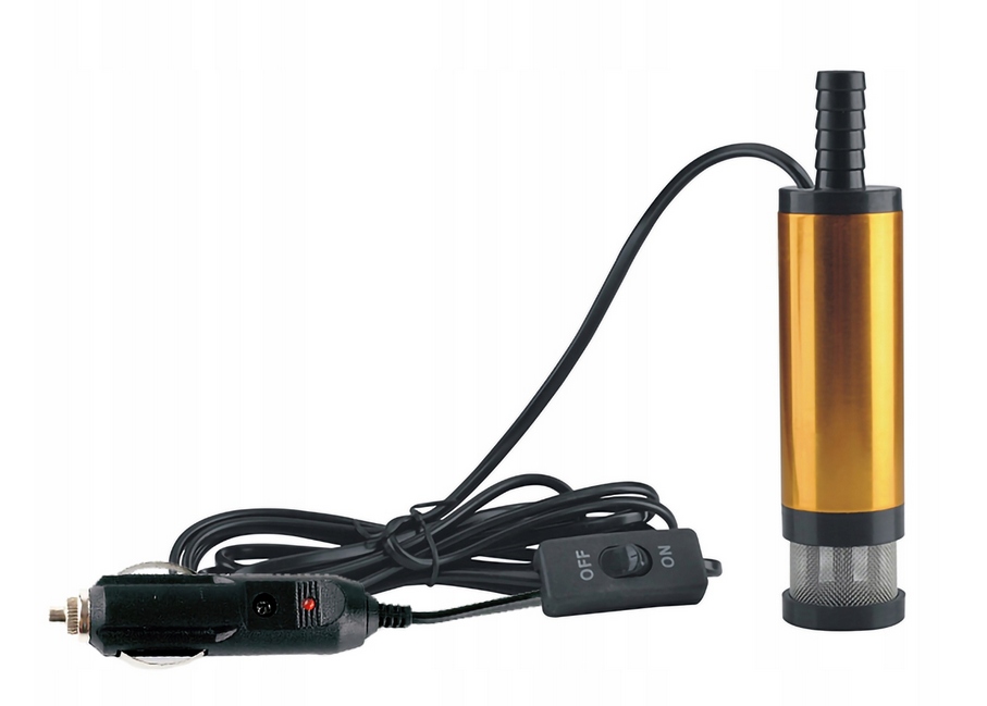 POMPA DO PALIWA SPUSZCZANIA OLEJU ROPY WODY ELEKTRYCZNA POMPKA 12v 230v - obrazek 4