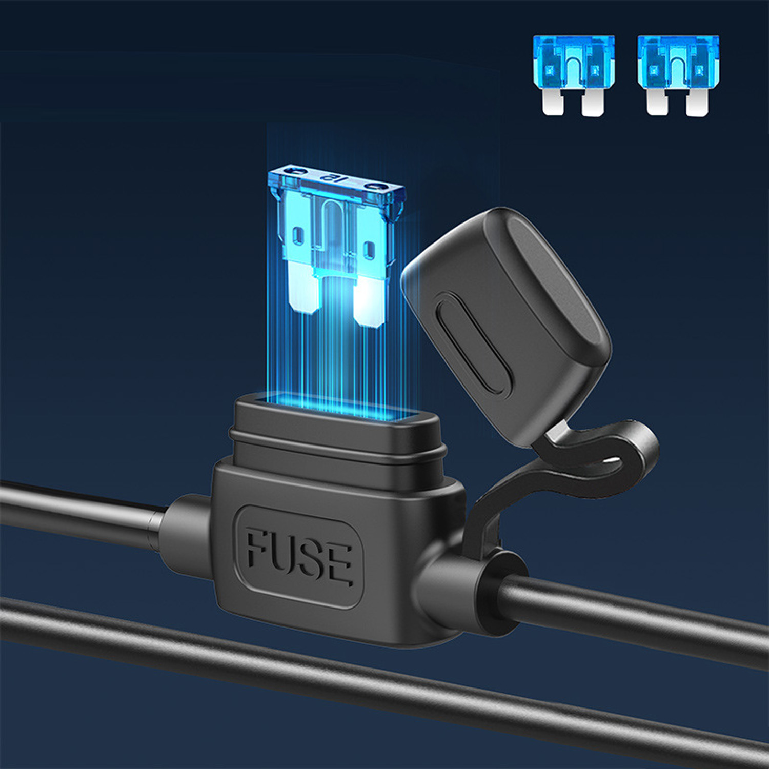 ROZDZIELACZ GNIAZDA ZAPALNICZKI 12V 24V 3x USB ŁADOWARKA SAMOCHODOWA QC 3.0 - obrazek 4