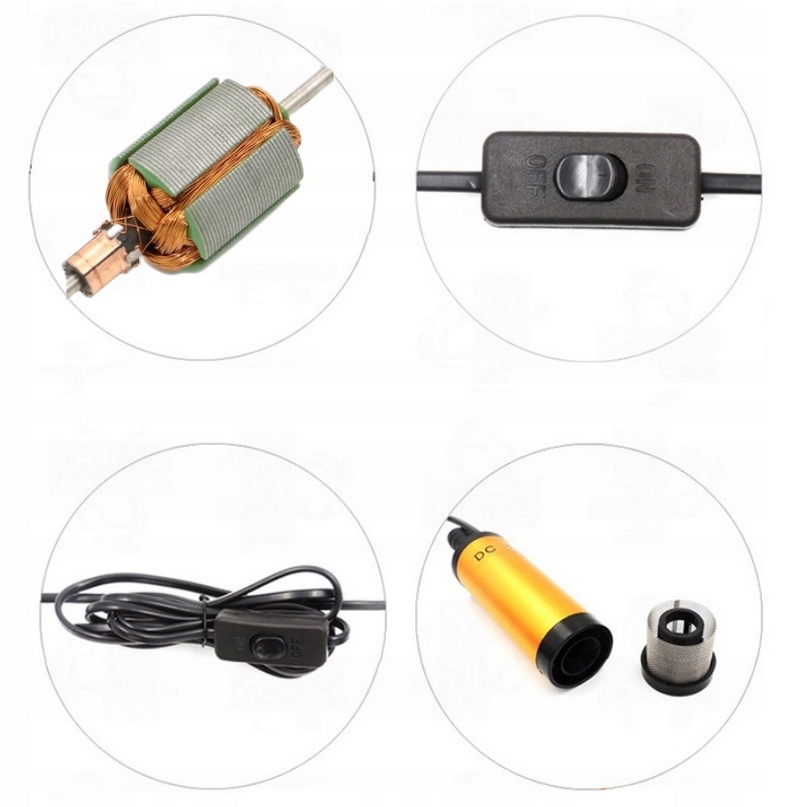 POMPA DO PALIWA SPUSZCZANIA OLEJU ROPY WODY ELEKTRYCZNA POMPKA 12v 230v - obrazek 10