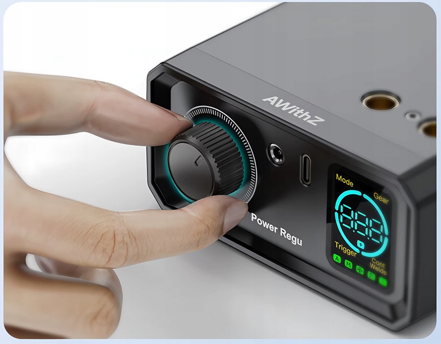 PRZENOŚNA ZGRZEWARKA SPAWARKA OGNIW BATERII AKUMULATOROWA MINI MASZYNA DO ZGRZEWANIA - obrazek 3