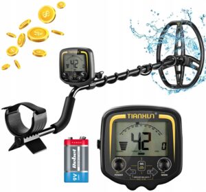 PROFESJONALNY WYKRYWACZ METALI, ZŁOTA, SREBRA,DETEKTOR TX-850 + BATERIA 9V