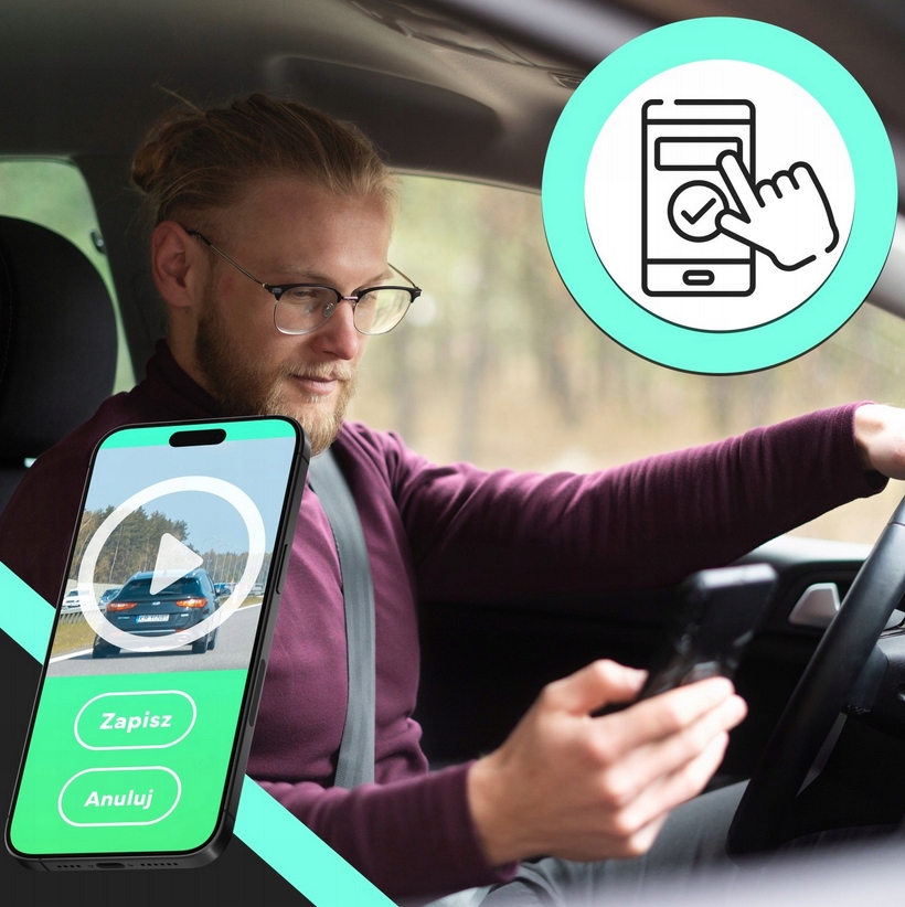 WIDEOREJESTRATOR SAMOCHODOWY KAMERA SAMOCHODOWA MODUŁ GPS G-SENSOR + Karta - obrazek 13