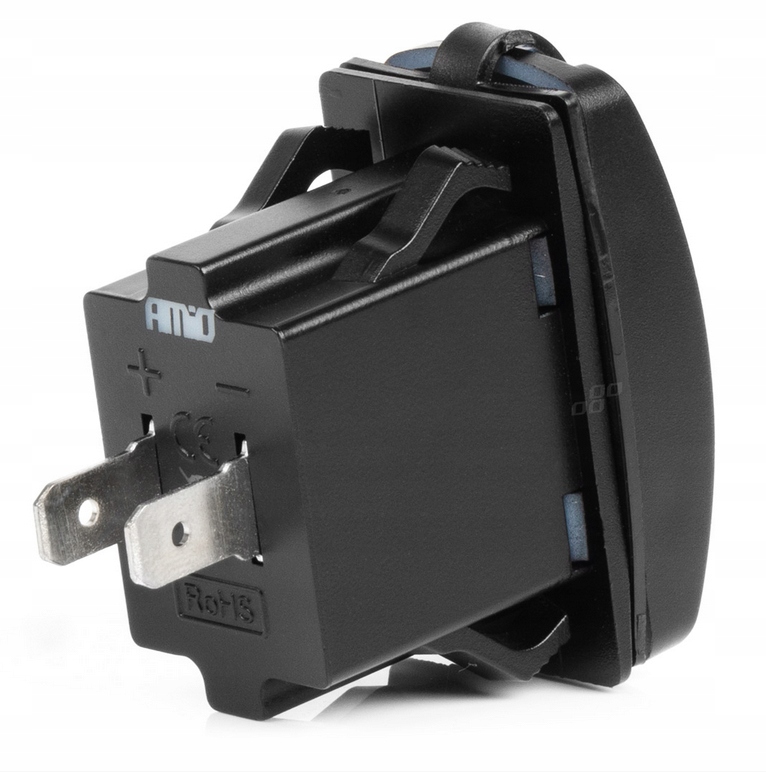 ŁADOWARKA SAMOCHODOWA Z GNIAZDAMI USB + USB-C QC3.0 12V 24V AMIO-04229 - obrazek 3