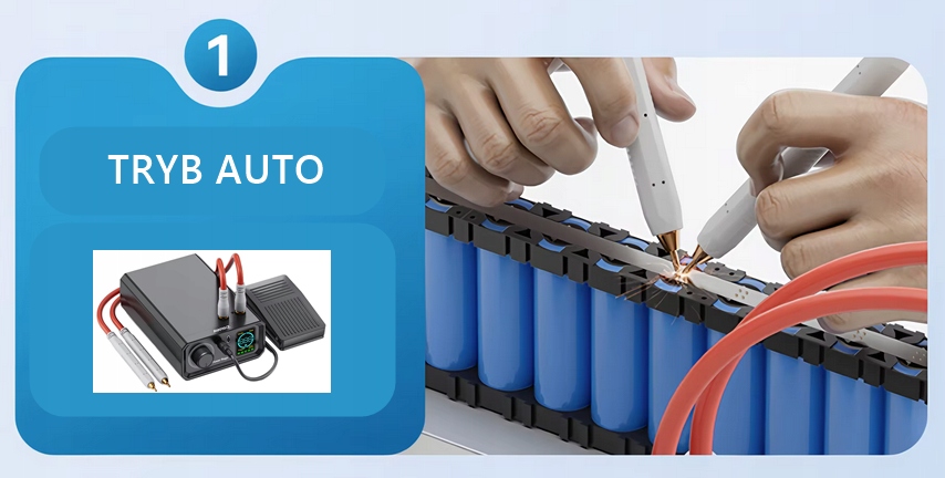 PRZENOŚNA ZGRZEWARKA SPAWARKA OGNIW BATERII AKUMULATOROWA MINI MASZYNA DO ZGRZEWANIA - obrazek 8