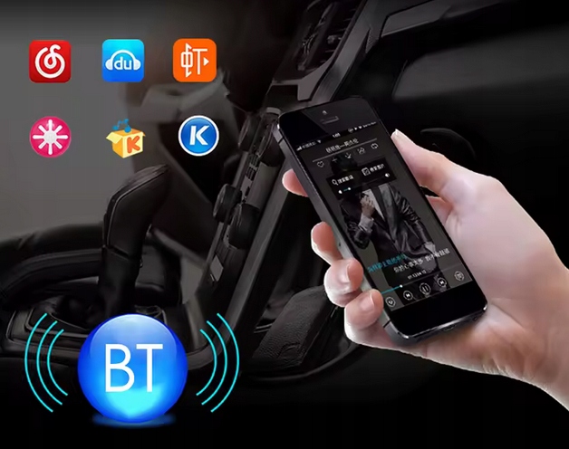 RADIO SAMOCHODOWE 24V AUX FM USB ISO MP3 BLUETOOTH 4.2 ZESTAW GŁOŚNOMÓWIĄCY - obrazek 5