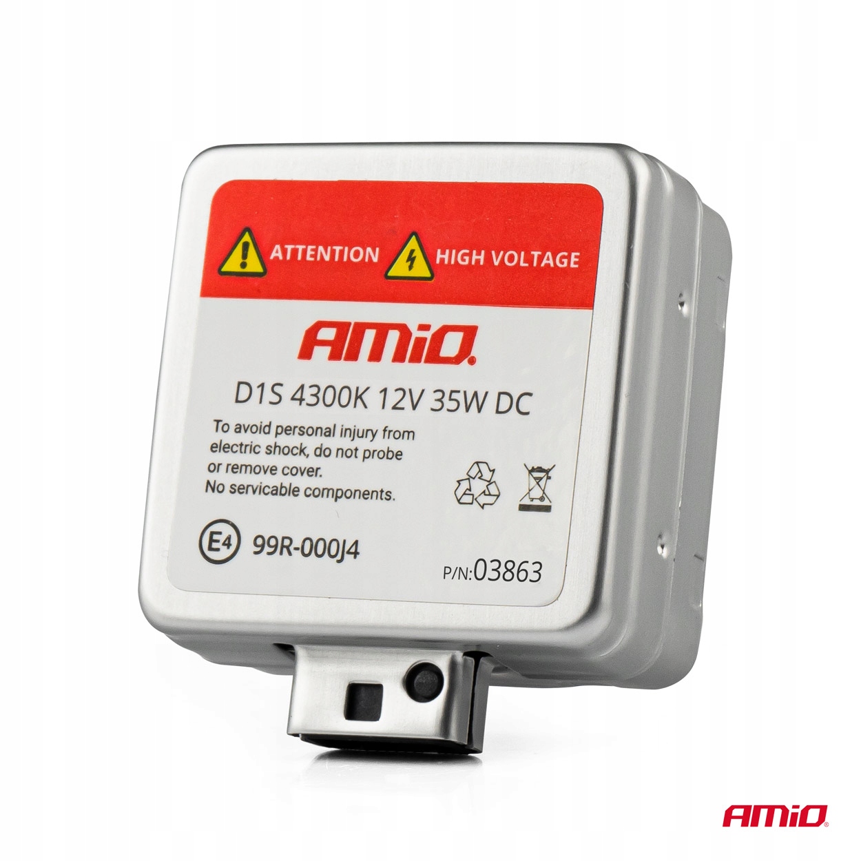 ŻARÓWKA KSENONOWA ŻARNIK XENON D1S 35W 4300K BASIC blister AMIO-03863 1 SZT - obrazek 2