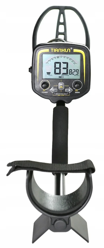 PROFESJONALNY WYKRYWACZ METALI, ZŁOTA, SREBRA,DETEKTOR TX-850 + BATERIA 9V - obrazek 3