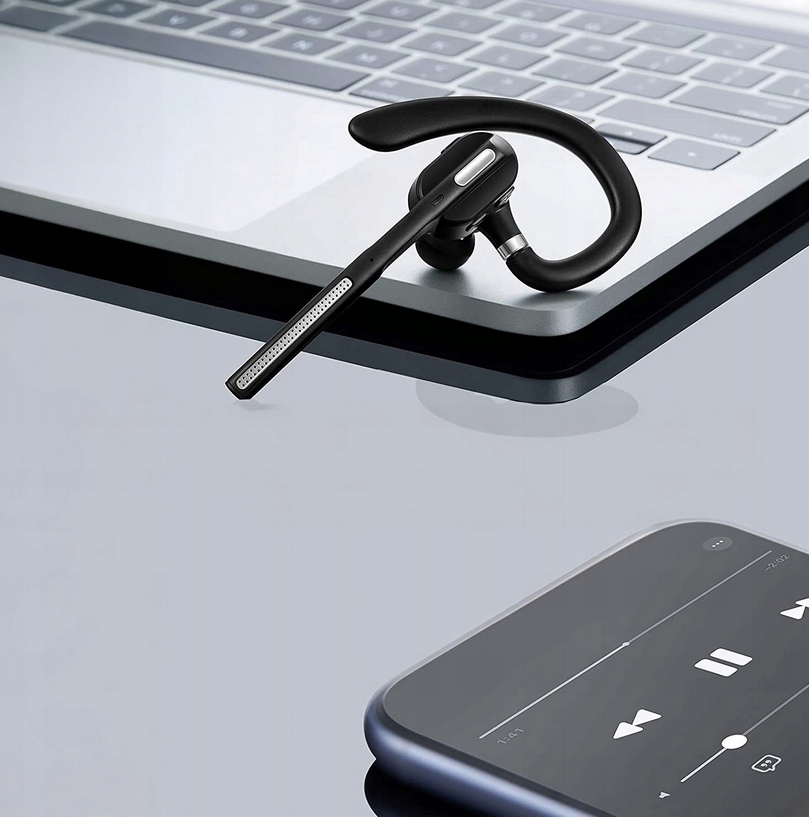 SŁUCHAWKA BLUETOOTH G5 5.2 BEZPRZEWODOWY ZESTAW SŁUCHAWKOWY + ETUI - obrazek 4