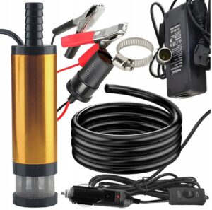POMPA DO PALIWA SPUSZCZANIA OLEJU ROPY WODY ELEKTRYCZNA POMPKA 12v 230v