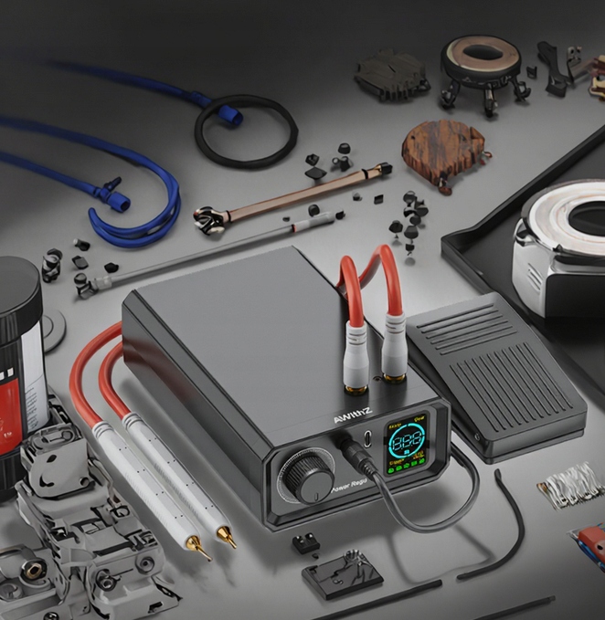 PRZENOŚNA ZGRZEWARKA SPAWARKA OGNIW BATERII AKUMULATOROWA MINI MASZYNA DO ZGRZEWANIA - obrazek 5