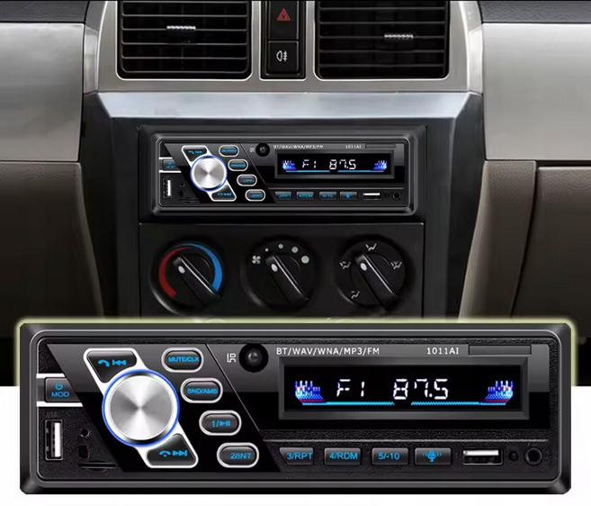 RADIO SAMOCHODOWE 24V AUX FM USB ISO MP3 BLUETOOTH 4.2 ZESTAW GŁOŚNOMÓWIĄCY - obrazek 2