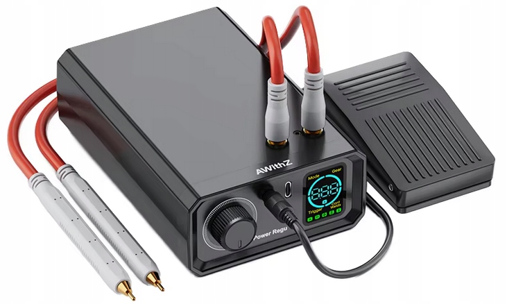 PRZENOŚNA ZGRZEWARKA SPAWARKA OGNIW BATERII AKUMULATOROWA MINI MASZYNA DO ZGRZEWANIA - obrazek 6