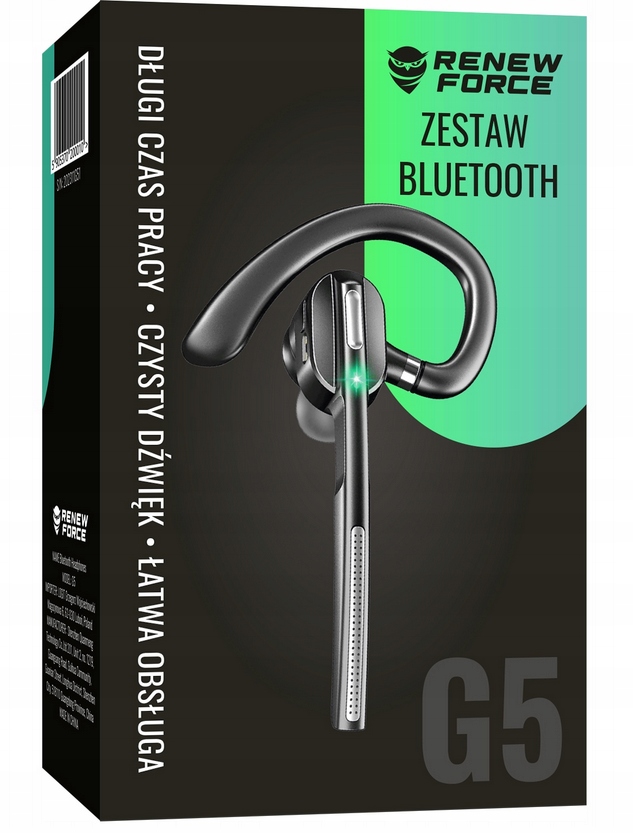SŁUCHAWKA BLUETOOTH G5 5.2 BEZPRZEWODOWY ZESTAW SŁUCHAWKOWY + ETUI - obrazek 11