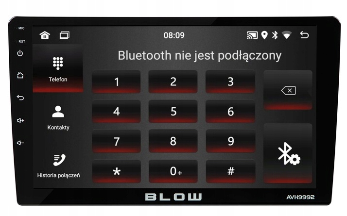 RADIO SAMOCHODOWE 2 DIN 9" BLUETOOTH AUX USB ANDROID 12 CAR PLAY GPS WIFI - obrazek 10