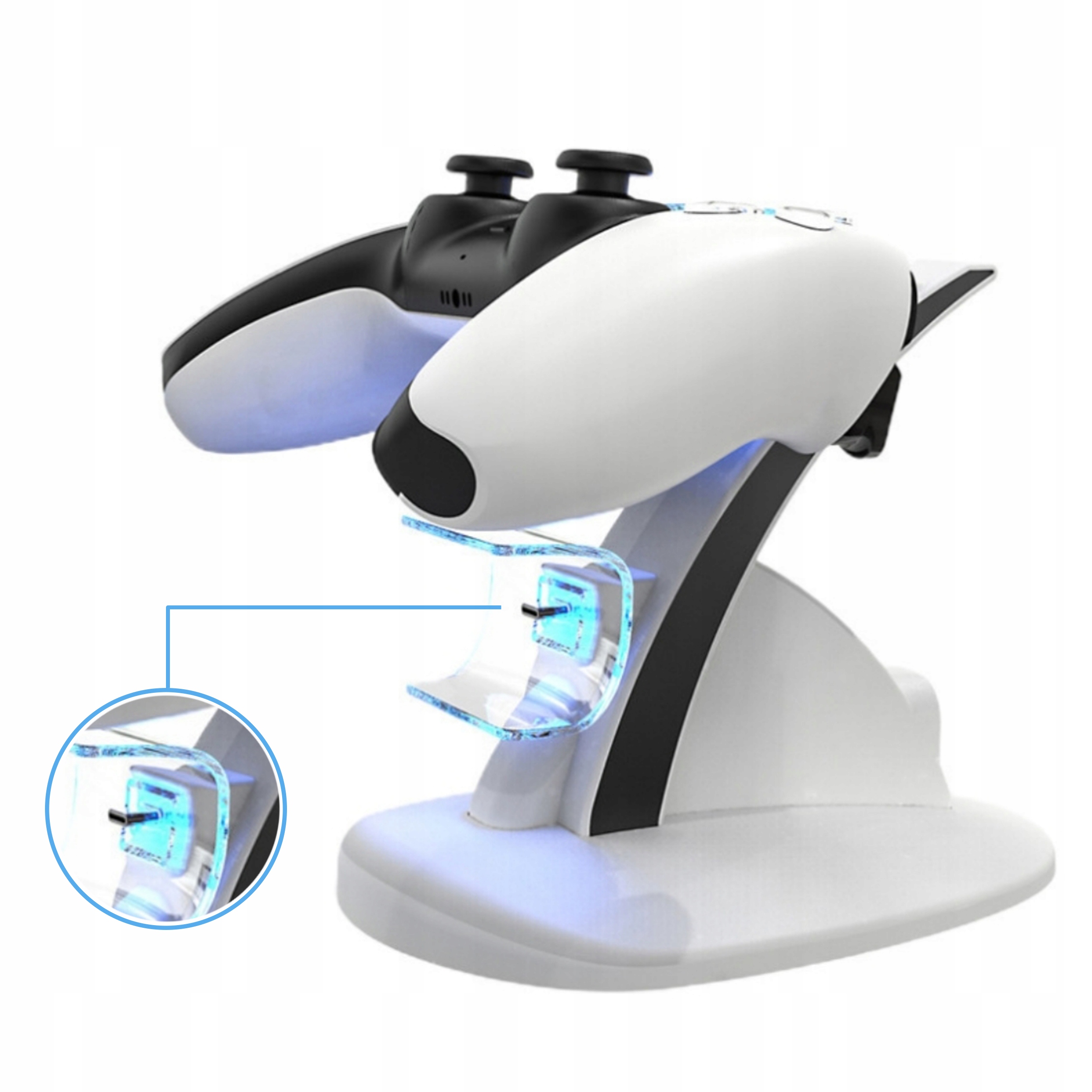 STACJA ŁADOWANIA DO PADÓW PS5 PLAYSTATION 5 DUALSENSE ŁADOWARKA PODWÓJNA - obrazek 8