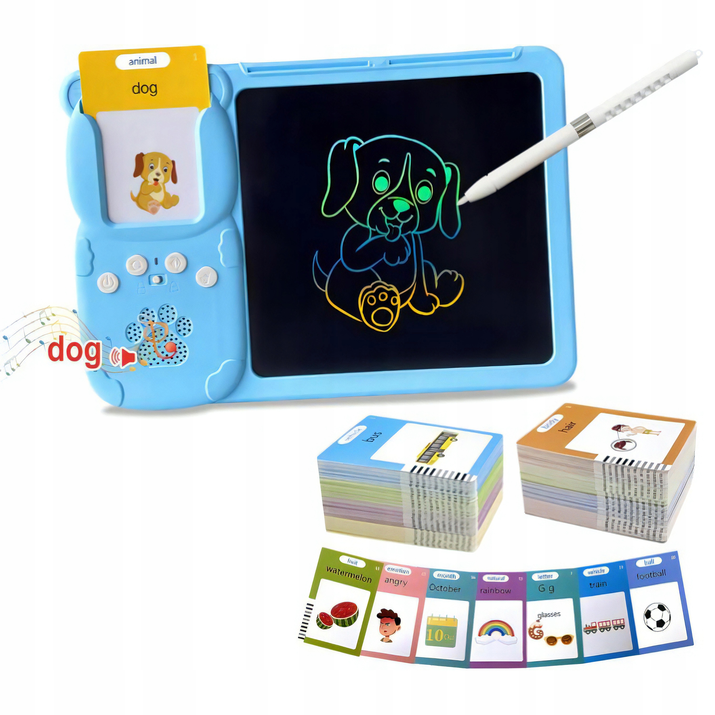 CZYTNIK KART TABLET DO NAUKI 1020 SŁOWEK POLSKI ANGIELSKI DO ANGIELSKIEGO - obrazek 6