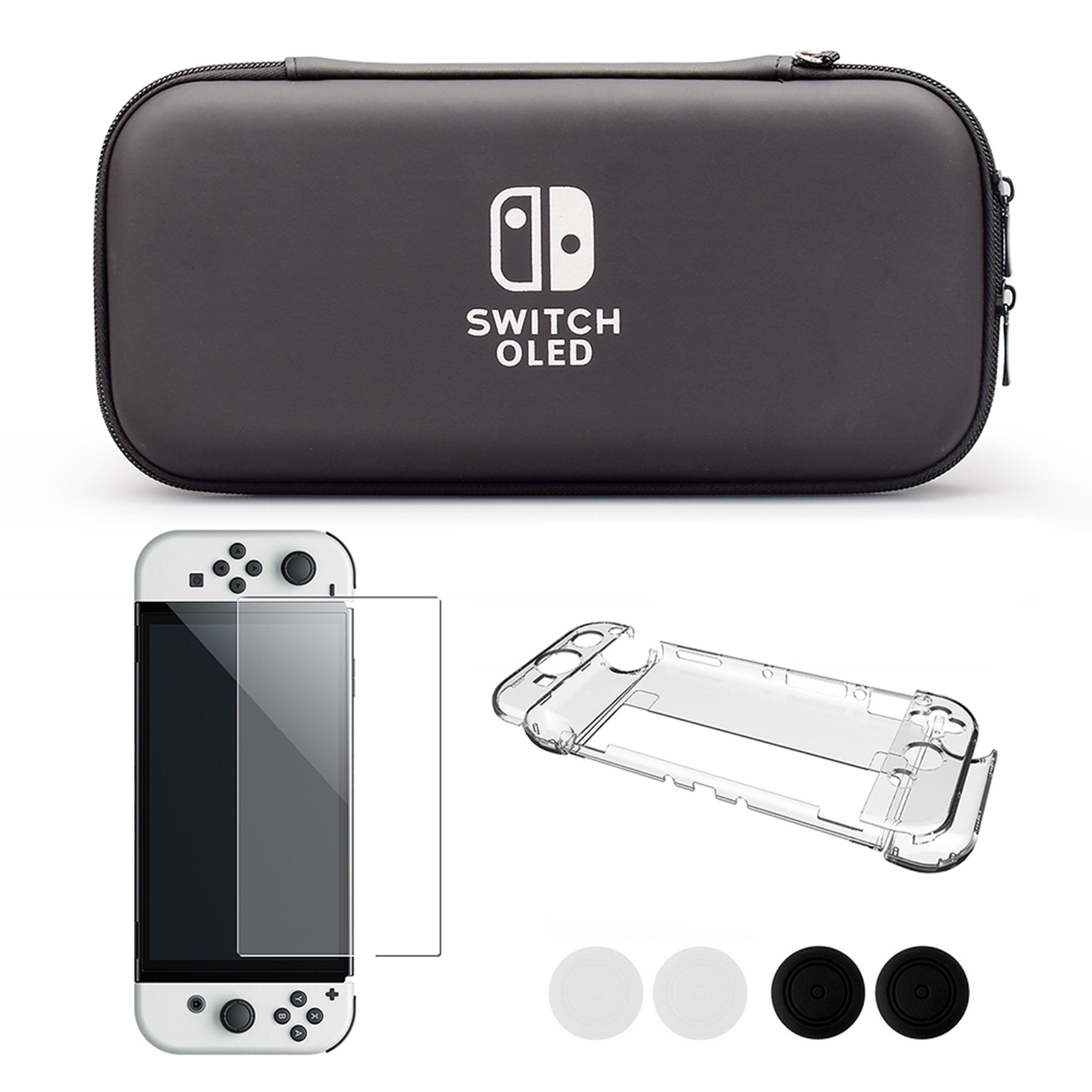 Etui do Nintendo Switch OLED Renew Force twarde EVA z miejscem na 10 gier - obrazek 4