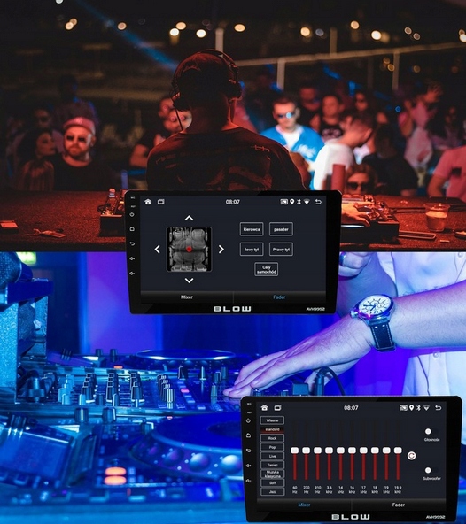 RADIO SAMOCHODOWE 2 DIN 9" BLUETOOTH AUX USB ANDROID 12 CAR PLAY GPS WIFI - obrazek 14