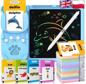 CZYTNIK KART TABLET DO NAUKI 1020 SŁOWEK POLSKI ANGIELSKI DO ANGIELSKIEGO