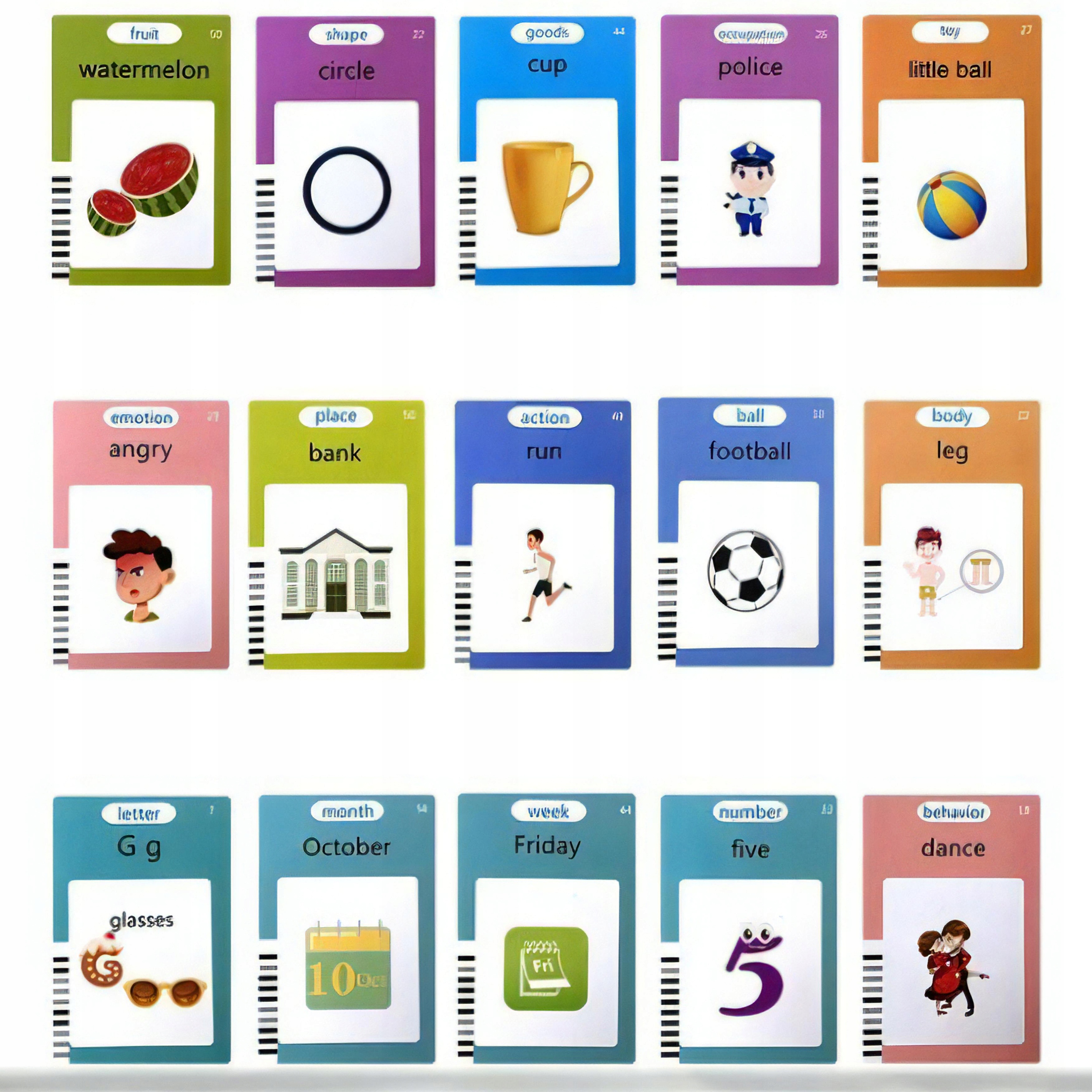 CZYTNIK KART TABLET DO NAUKI 1020 SŁOWEK POLSKI ANGIELSKI DO ANGIELSKIEGO - obrazek 4