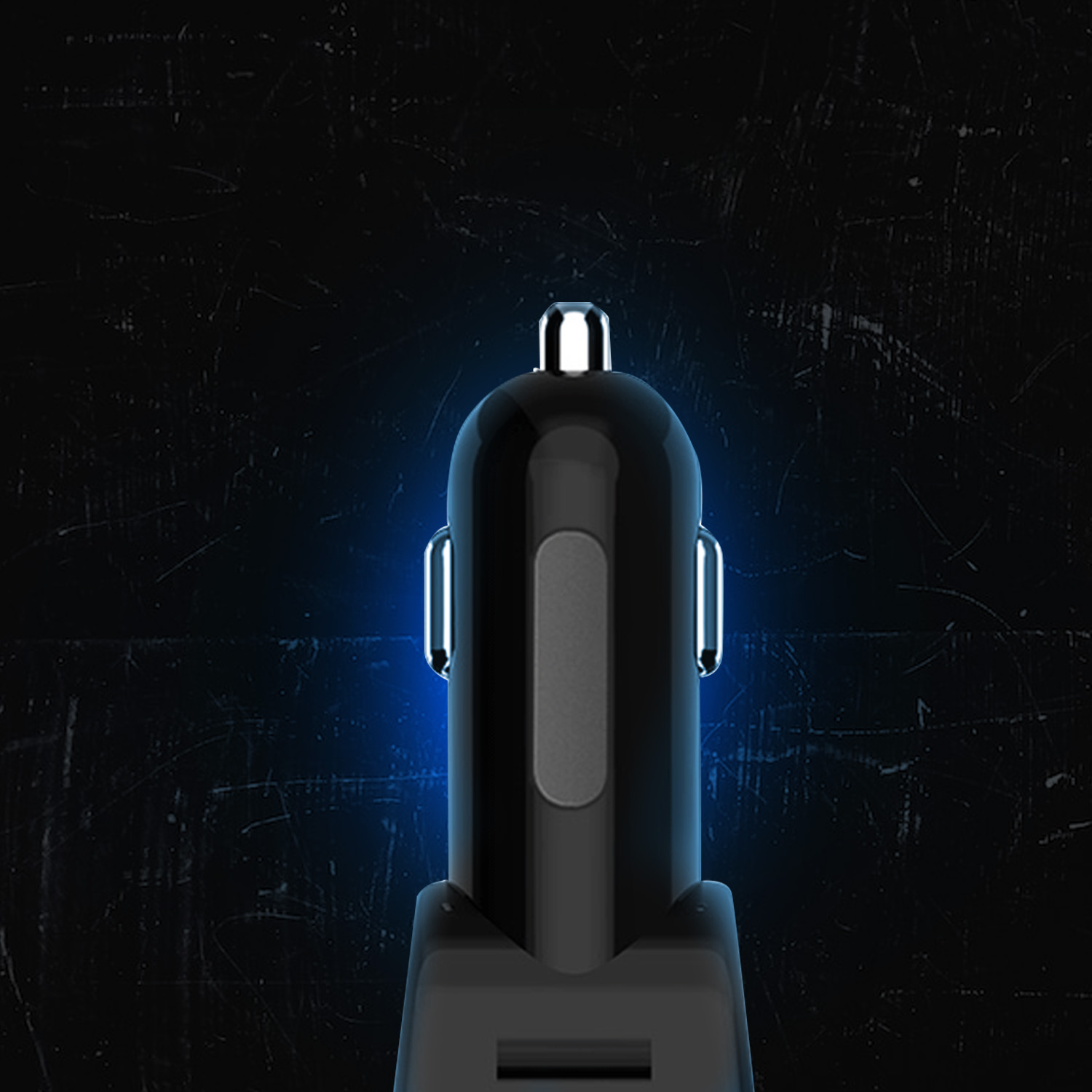 ROZDZIELACZ GNIAZDA ZAPALNICZKI 12-24V ŁADOWARKA 2xUSB QC WOLTOMIERZ 150W - obrazek 3