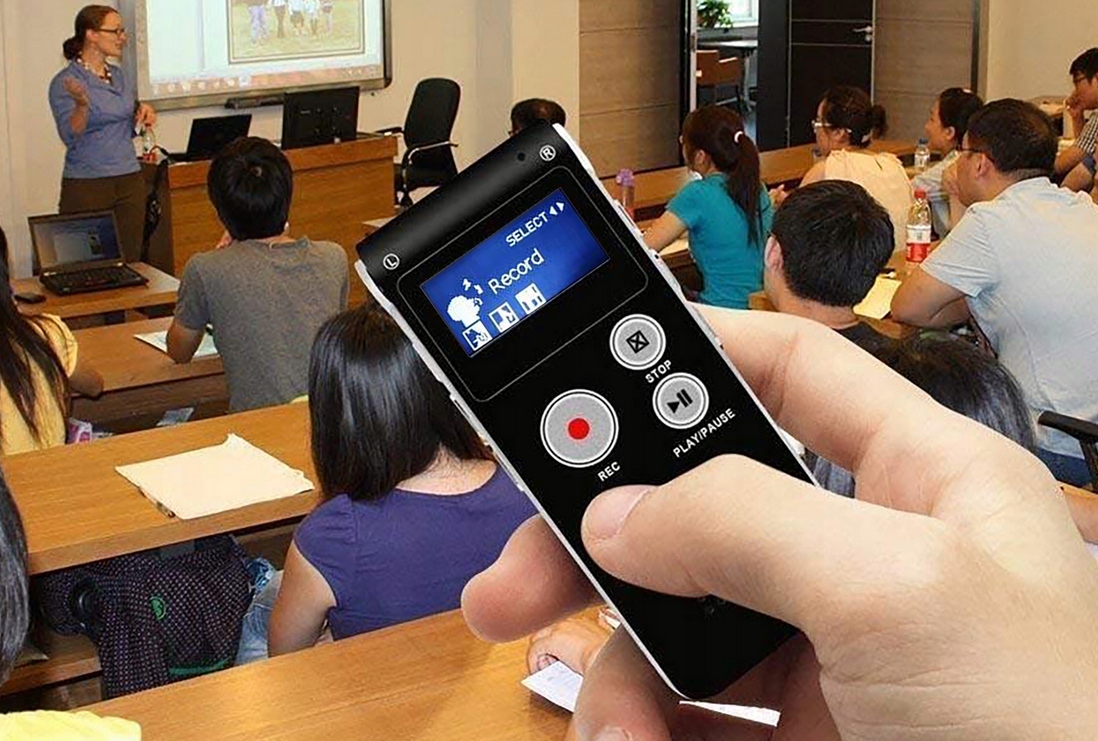 PODSŁUCH SZPIEGOWSKI PLUSKWA MAŁY DYKTAFON DETEKCJA GŁOS 15H 8GB SŁUCHAWKI - obrazek 16