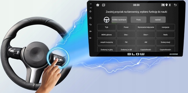 RADIO SAMOCHODOWE 2 DIN 9" BLUETOOTH AUX USB ANDROID 12 CAR PLAY GPS WIFI - obrazek 16