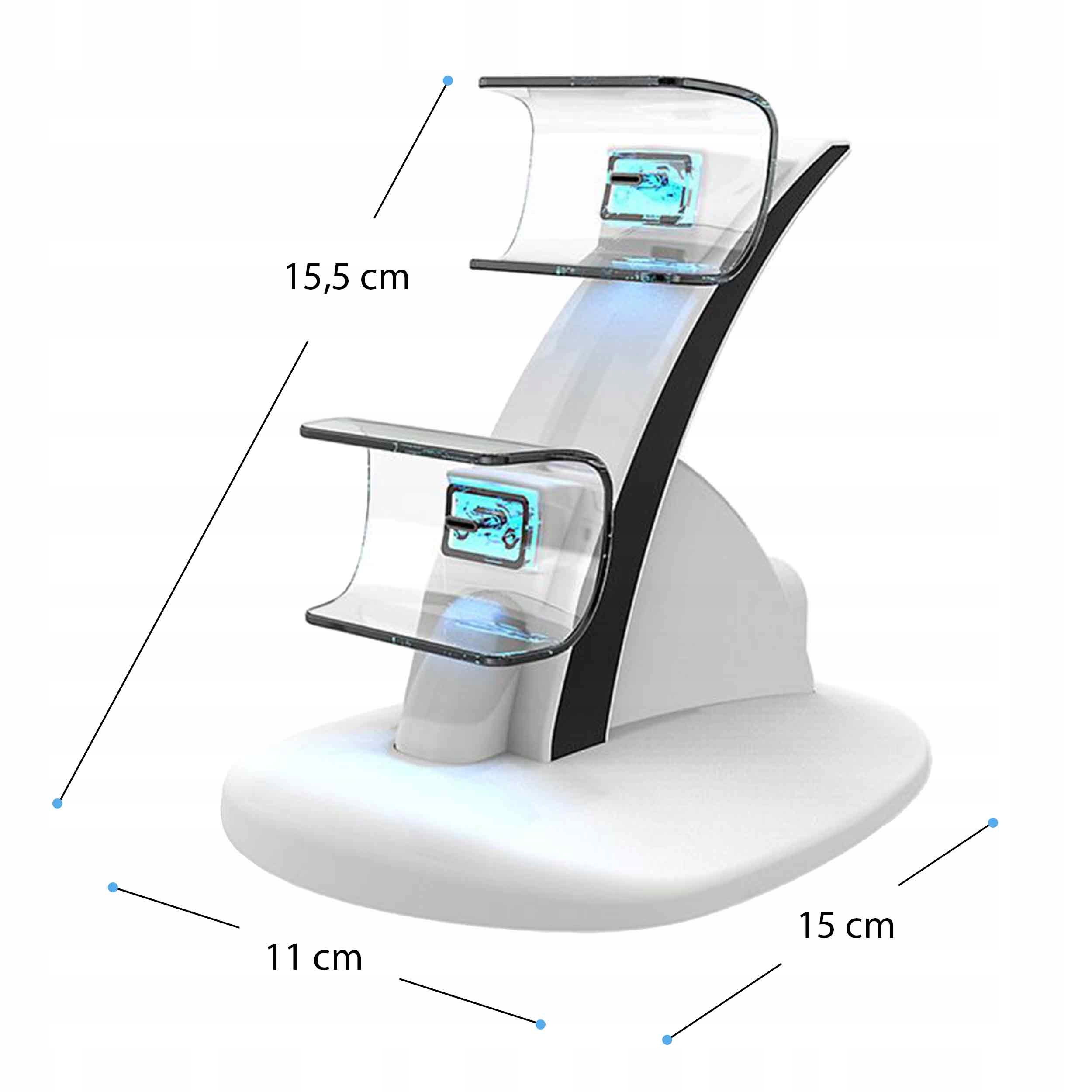STACJA ŁADOWANIA DO PADÓW PS5 PLAYSTATION 5 DUALSENSE ŁADOWARKA PODWÓJNA - obrazek 6