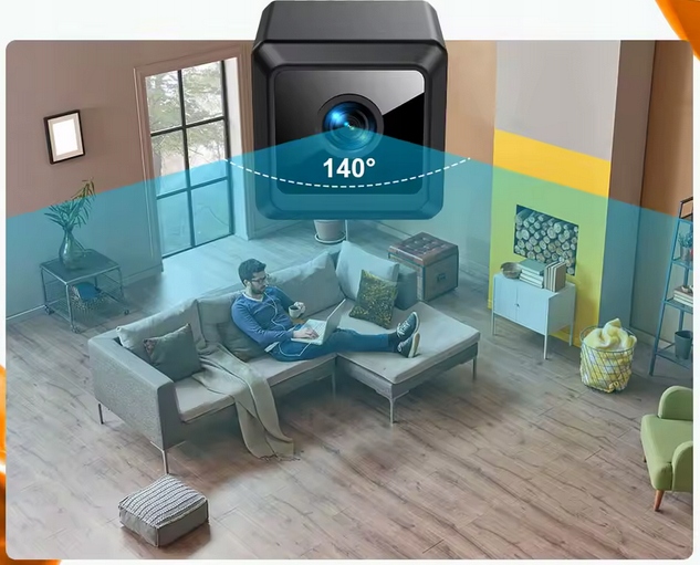 MINI KAMERA SZPIEGOWSKA WiFi W02 1080P PODGLĄD NA ŻYWO HDVCAM MAGNES - obrazek 12