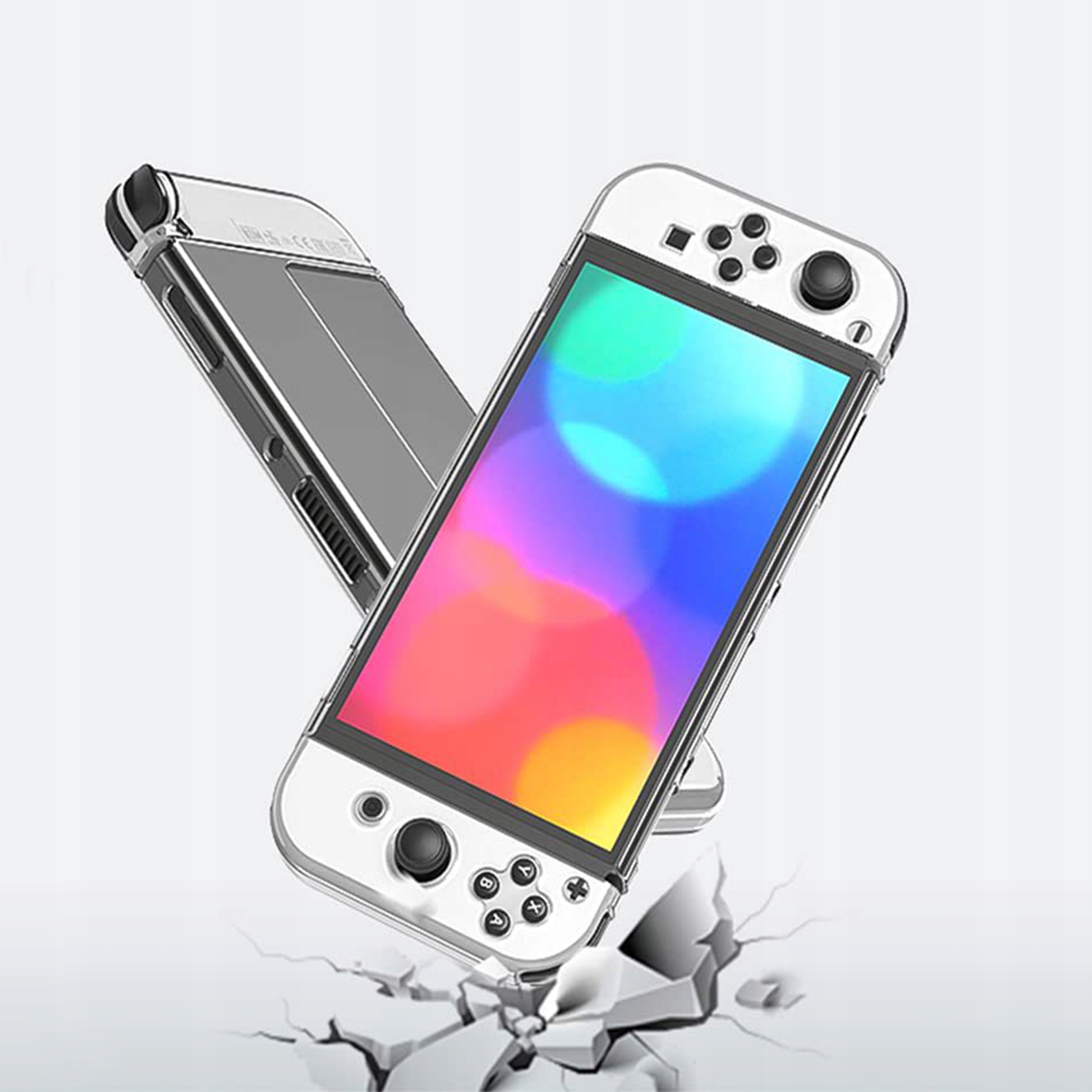 Etui do Nintendo Switch OLED Renew Force twarde EVA z miejscem na 10 gier - obrazek 5