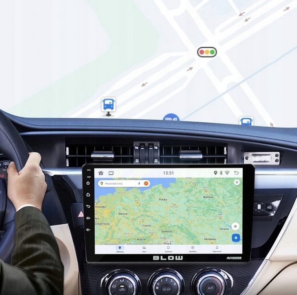 RADIO SAMOCHODOWE 2 DIN 9" BLUETOOTH AUX USB ANDROID 12 CAR PLAY GPS WIFI - obrazek 9