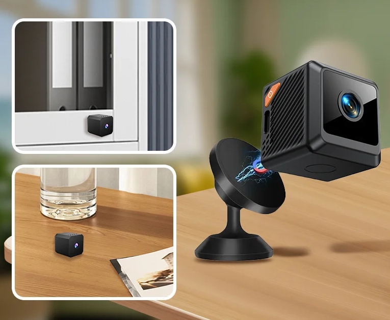 MINI KAMERA SZPIEGOWSKA WiFi W02 1080P PODGLĄD NA ŻYWO HDVCAM MAGNES - obrazek 5